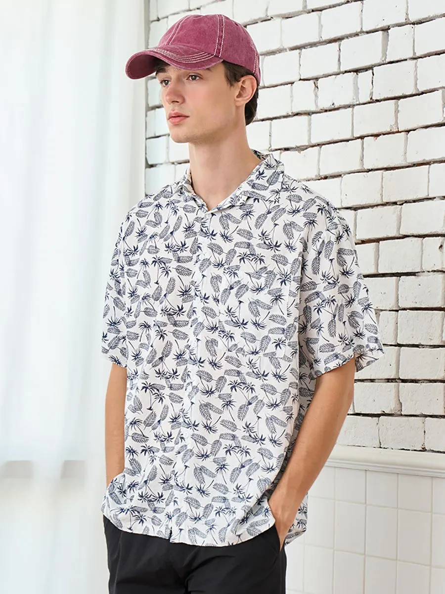 OASIS Men's Short sleeve Shirt White