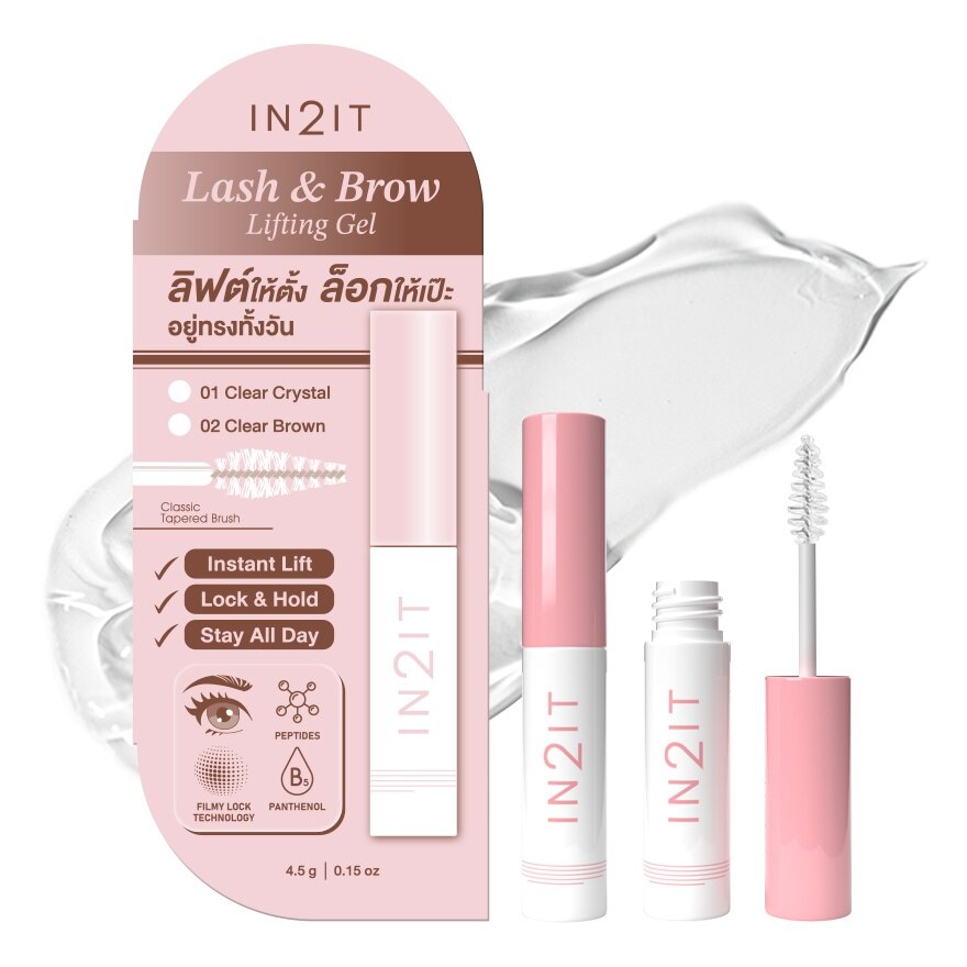 #In2it Lash&Brow Lifting Gel Mascara 01 - WLB01 Clear Crystal