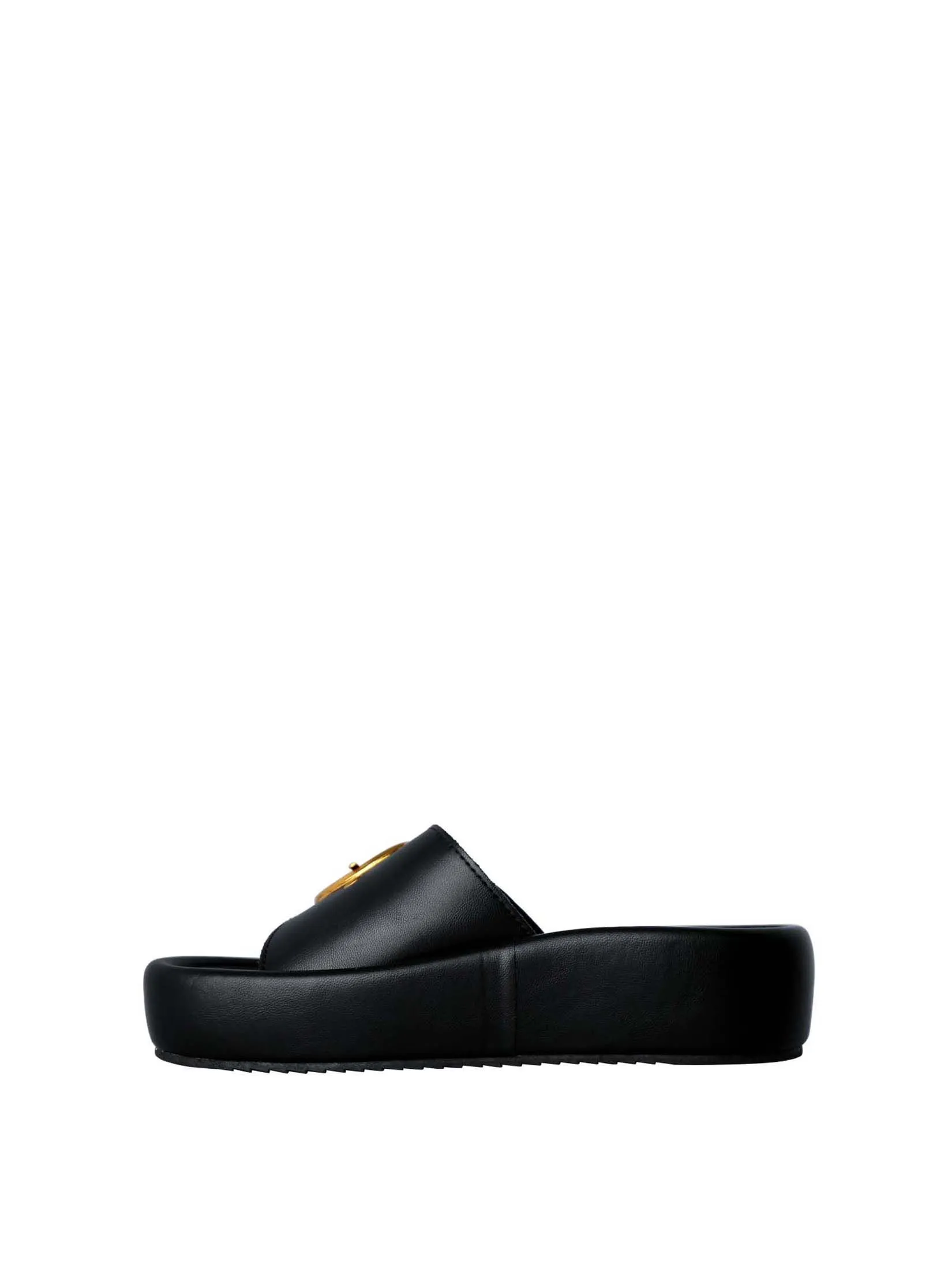 VILLAINS SF ZEST Women's Comfort Flat Sandals BLACK