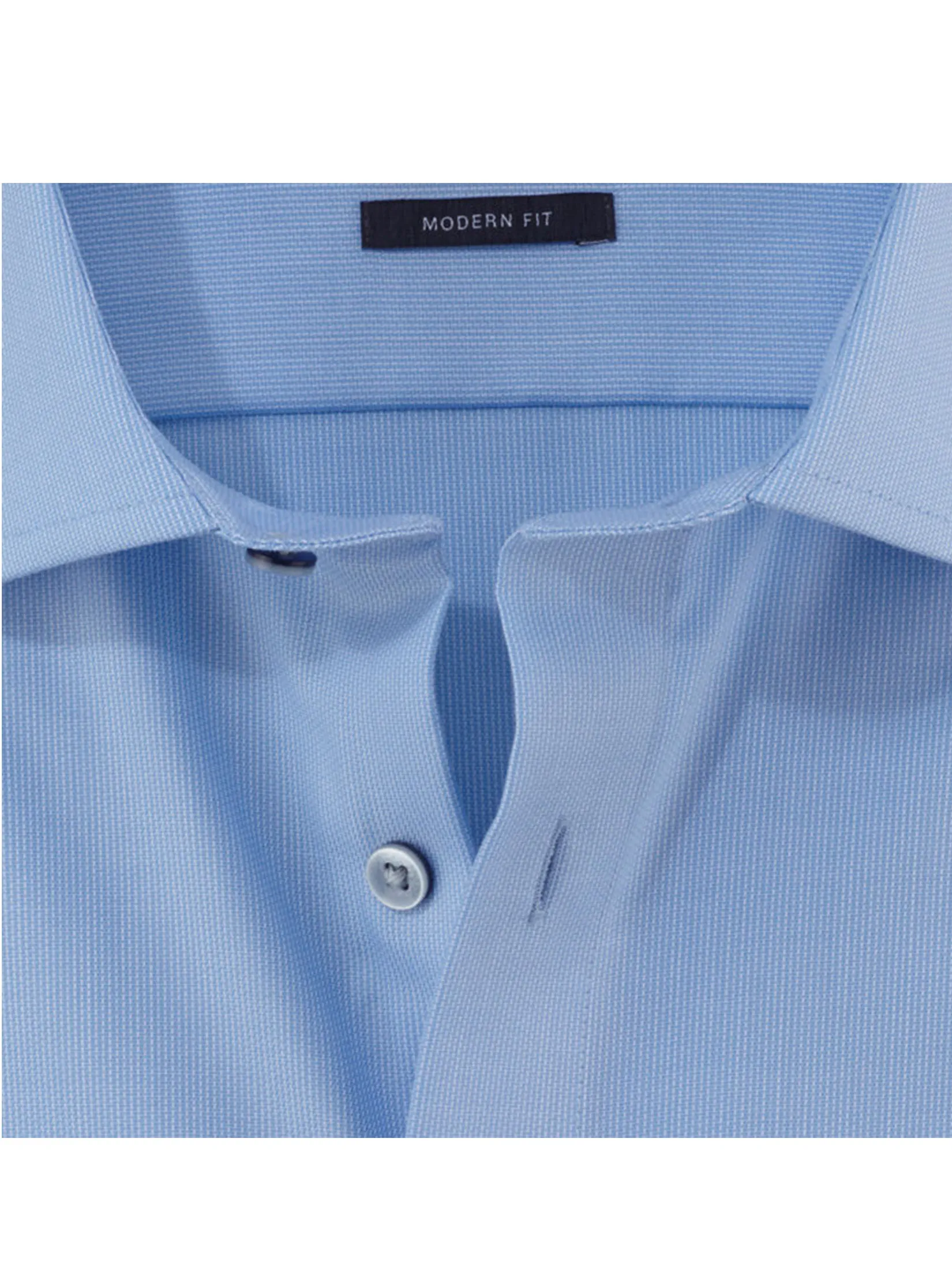 OLYMP MEN S SHIRT LONG SLEEVES BUSINESS SHIRT MODERN FIT EASY IRON BLUE