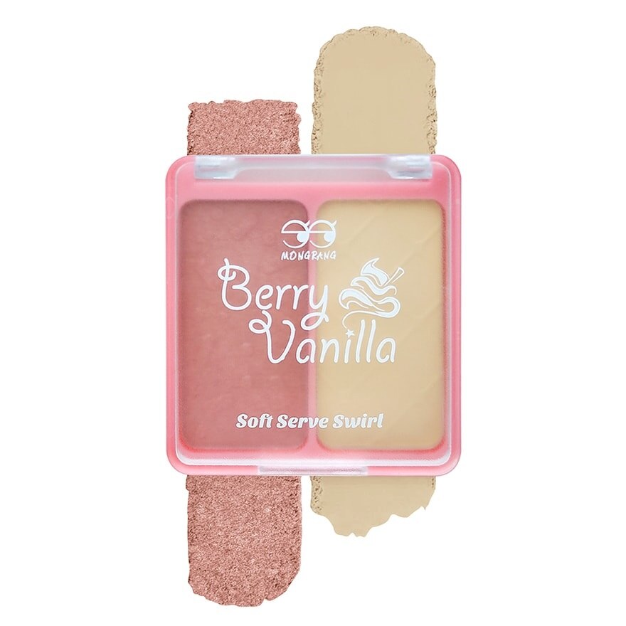 #Mongrang Soft Serve Swirl Eyeshadow BV - Berry Vanilla