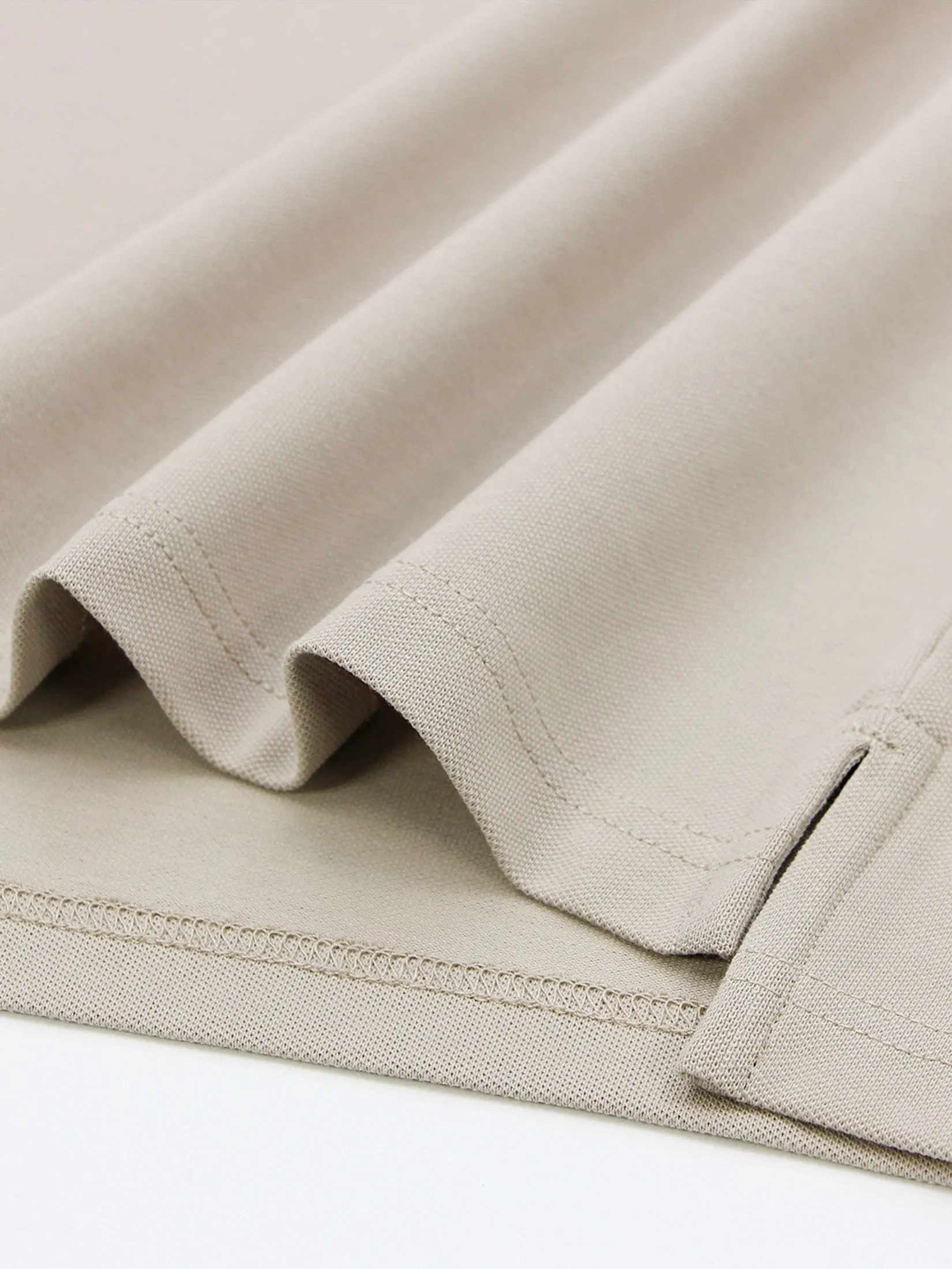 GIORDANO Men's Pique Slim Fit Embroidery Napoleon Polo Puse cashmere khaki