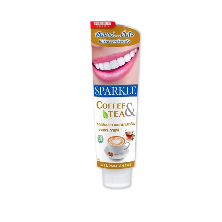 Sparkle Toothpaste Drinkers Whitening Coffee  Tea 90 G. - Brown