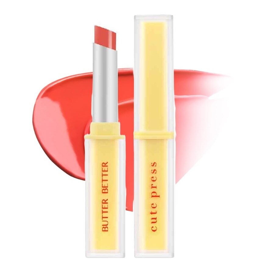 Cute Press Butter Gel Lip Tint 1.8g 01 - 01 Carrot Cake