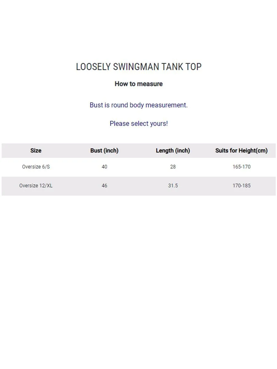 NAPIYONG Jelly Swingman Tank Top in Black