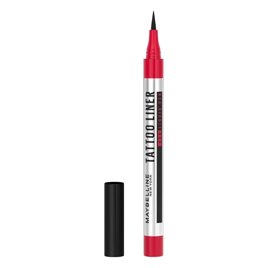 Maybelline Tattoo Liner 48H Liquid Pen 1ml. Black - Black