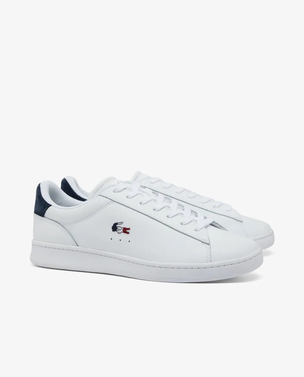 LACOSTE Men’s Carnaby Set Leather Sneakers White