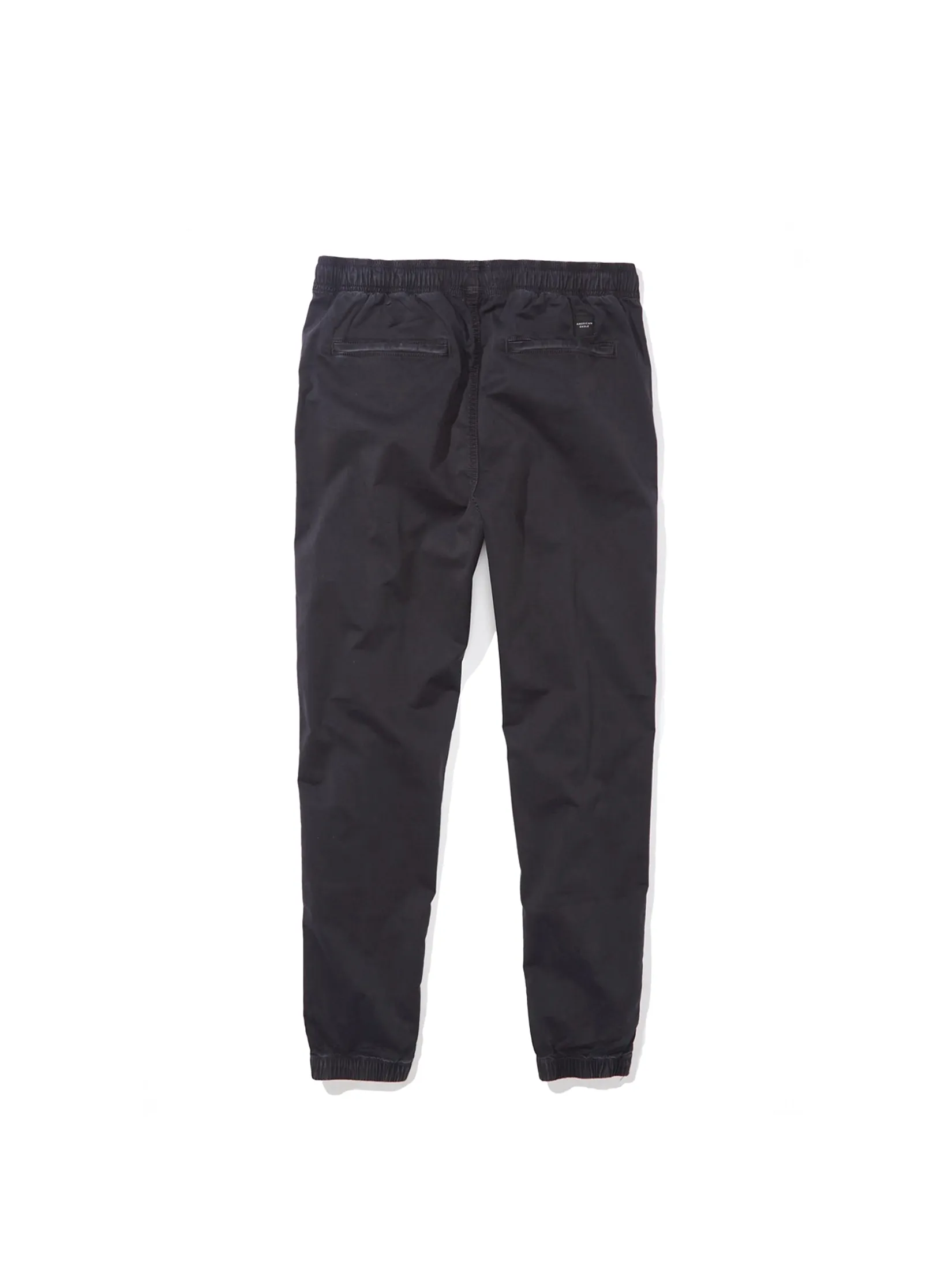 AMERICAN EAGLE MEN 4571 XAVIER TWILL JOGGER 167 WASHED BLACK