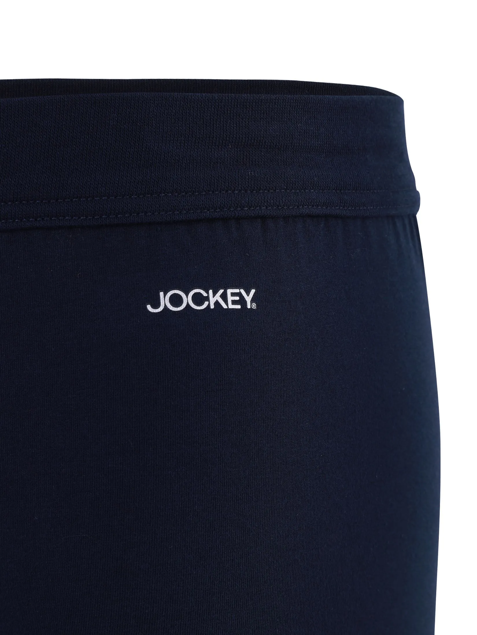 JOCKEY UNDERWEAR Men's COTTON STRETCH TRUNKS NAVY