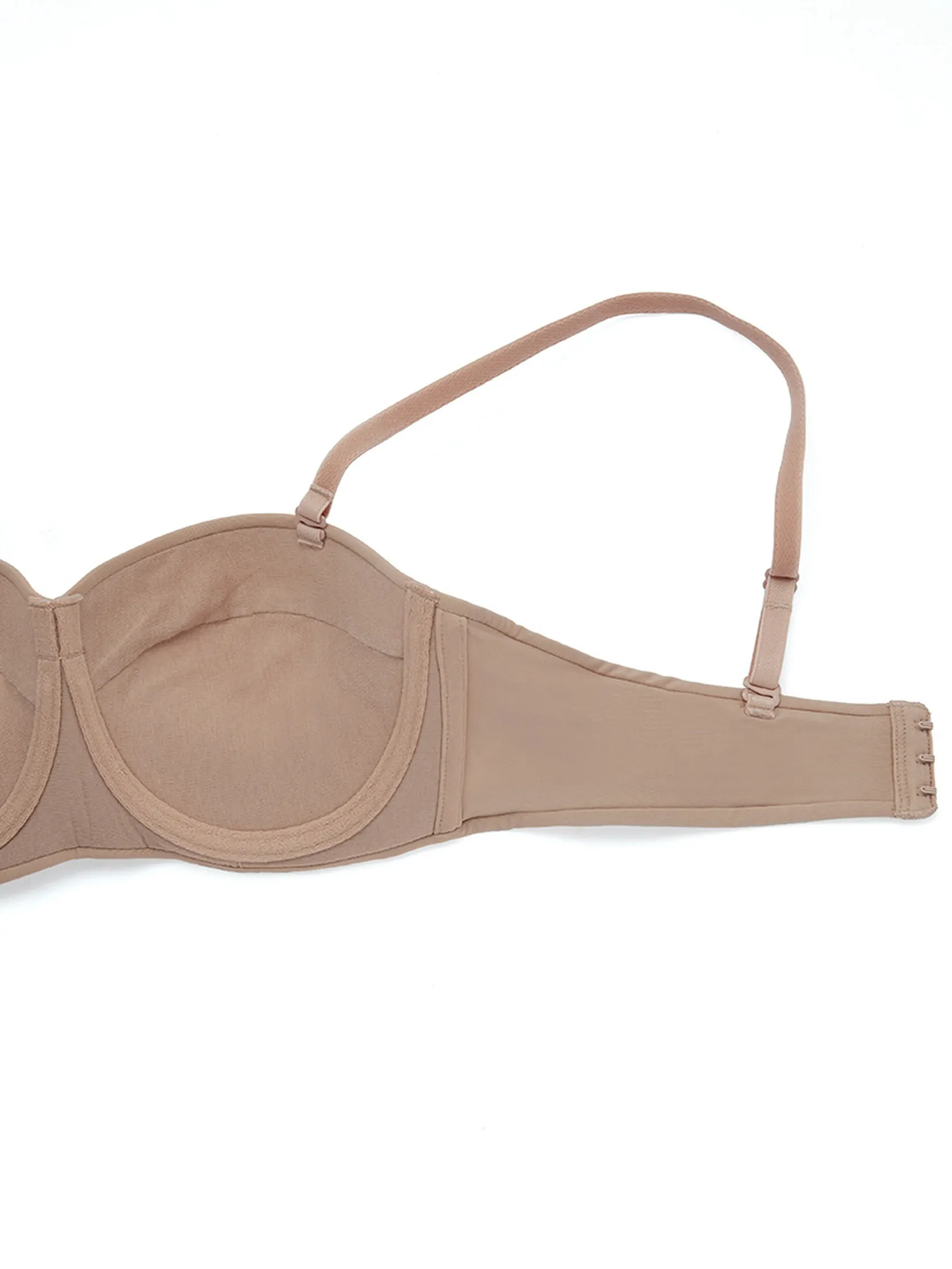 SABINA [Pack 6 Piece] Bra Woman Soft Doomm Wired Strapless - Tan