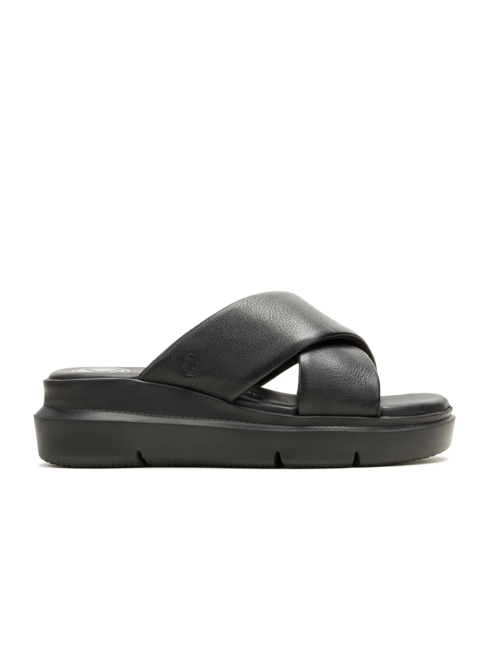 HUSH PUPPIES Women s Shoes Sandals Slides  - BLACK