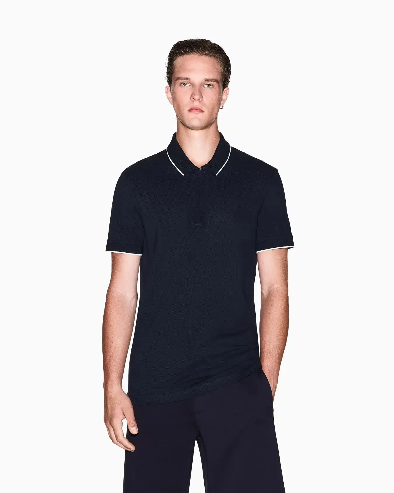ARMANI EXCHANGE Polo Male XM001285-AF10366-UB101 Navy Blue