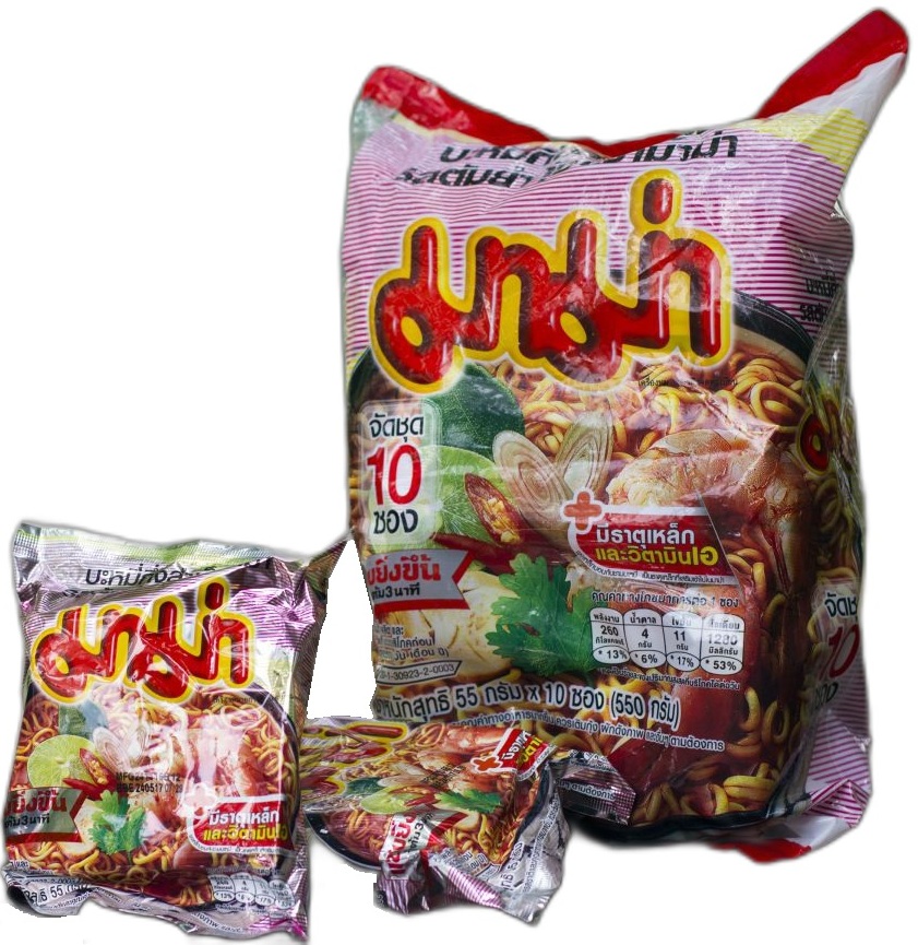 Лапша быстрого приготовления - суп Том Ям Mama 1 или 10 шт