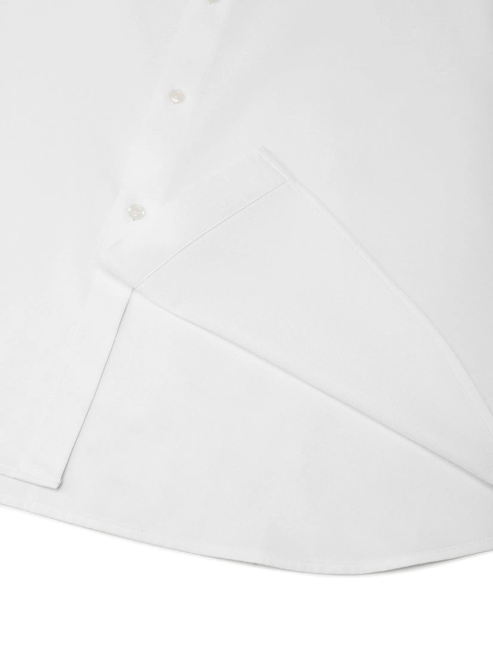 G2000 Men Clothing Non-Iron Dry Herringbone Shirt  Smart Fit - 5112331200 - White