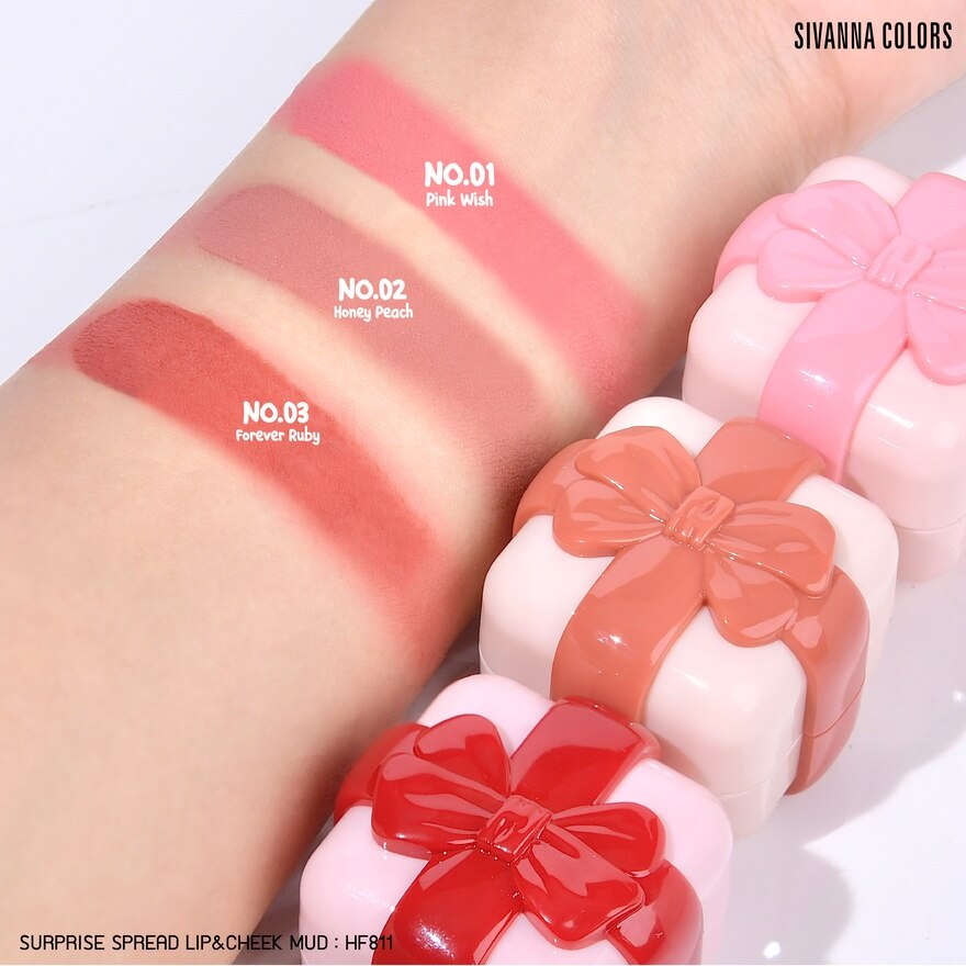 #Sivanna Surprise Lip&Cheek Mud 6g 01