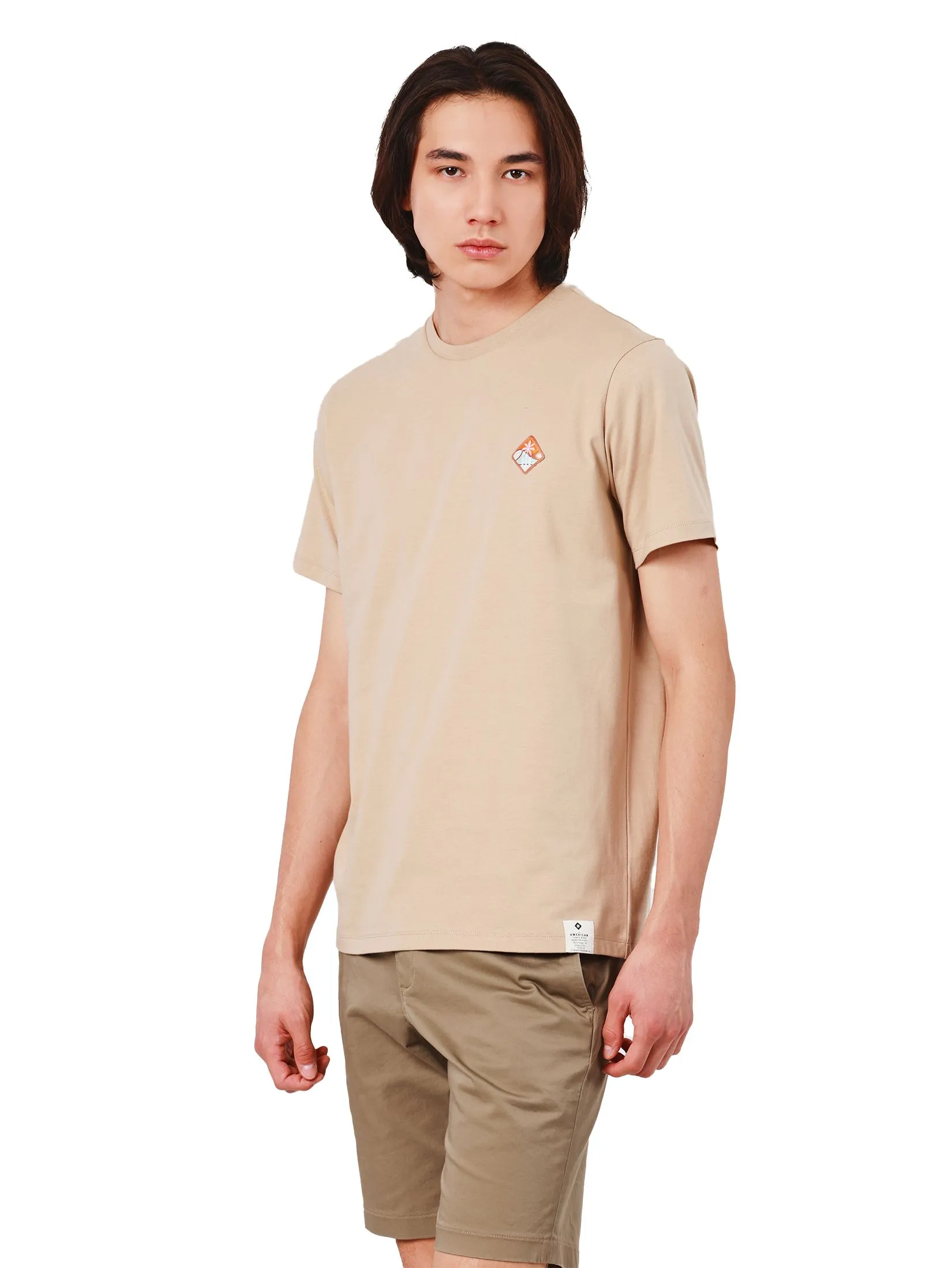 JOHN HENRY Men's T-Shirts (Slim Fit) Rejuvenate Vacation Brown