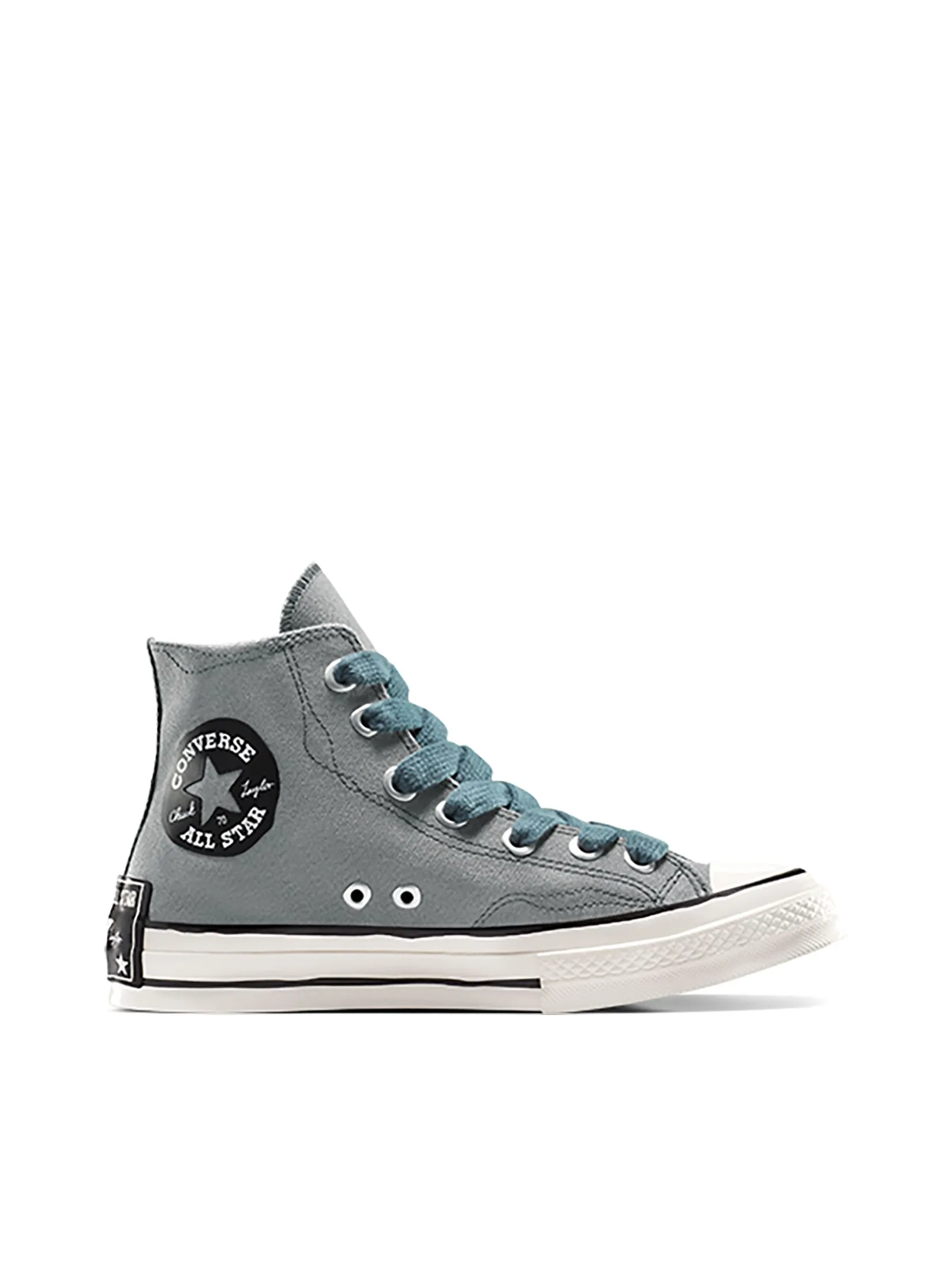 CONVERSE Men Sneakers Chuck 70 Sketch Hi Grey Sharkskin/True Nature/Egret