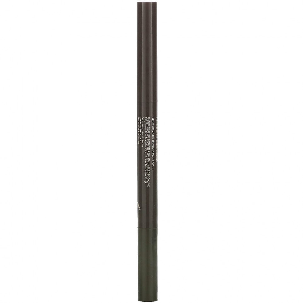 Missha, Perfect Eyebrow Styler, темно-коричневый, 0,15 г (0,005 унции)