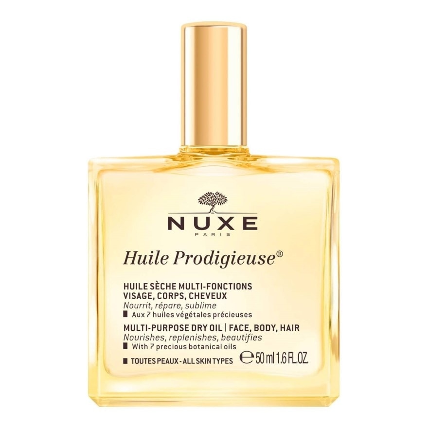 Nuxe Huile Prodigieuse Multi-Purpose Dry Oil 50 ml. Multi-Purpose Dry Oil (Face,Body,