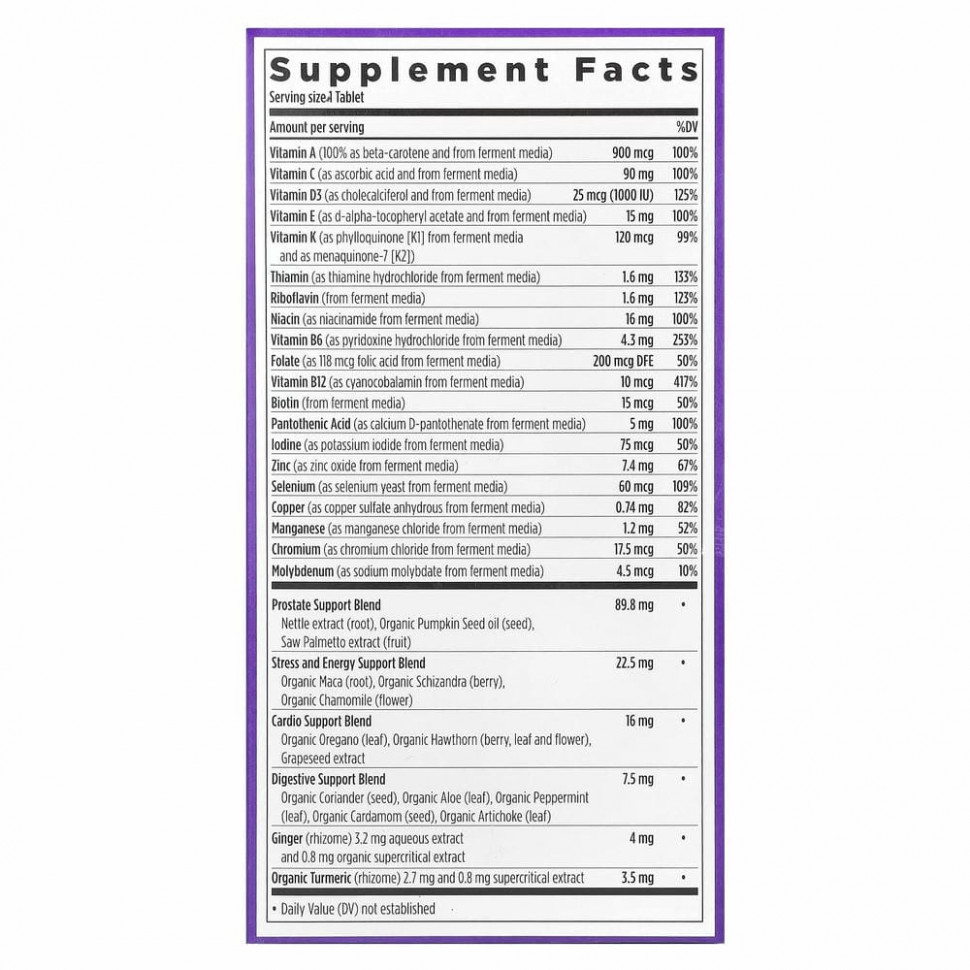 New Chapter, Every Man, ежедневная мультивитаминная добавка для мужчин старше 40 лет, 96 вегетарианских таблеток