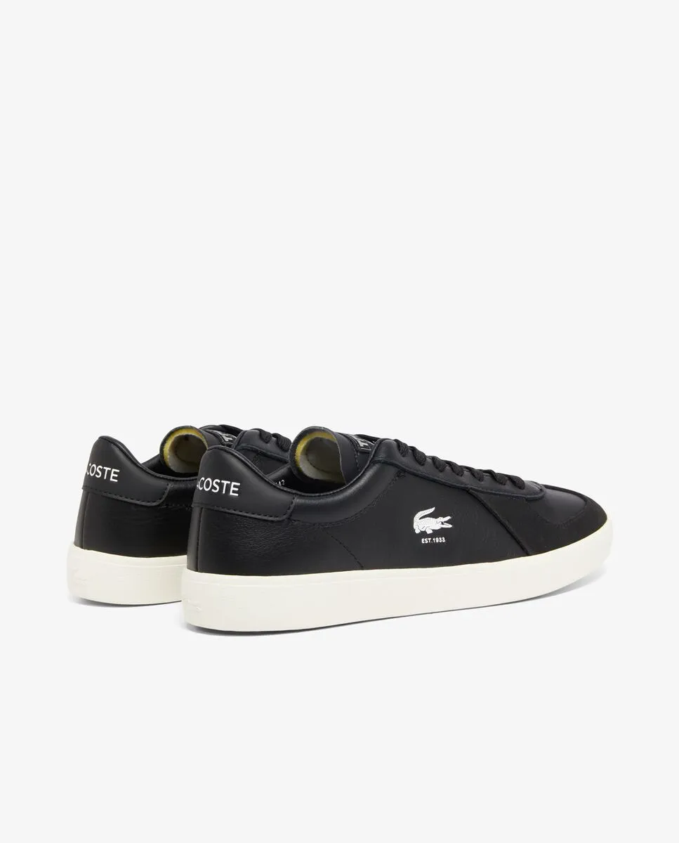 LACOSTE Men’s Baseshot Pro Leather Sneakers Black