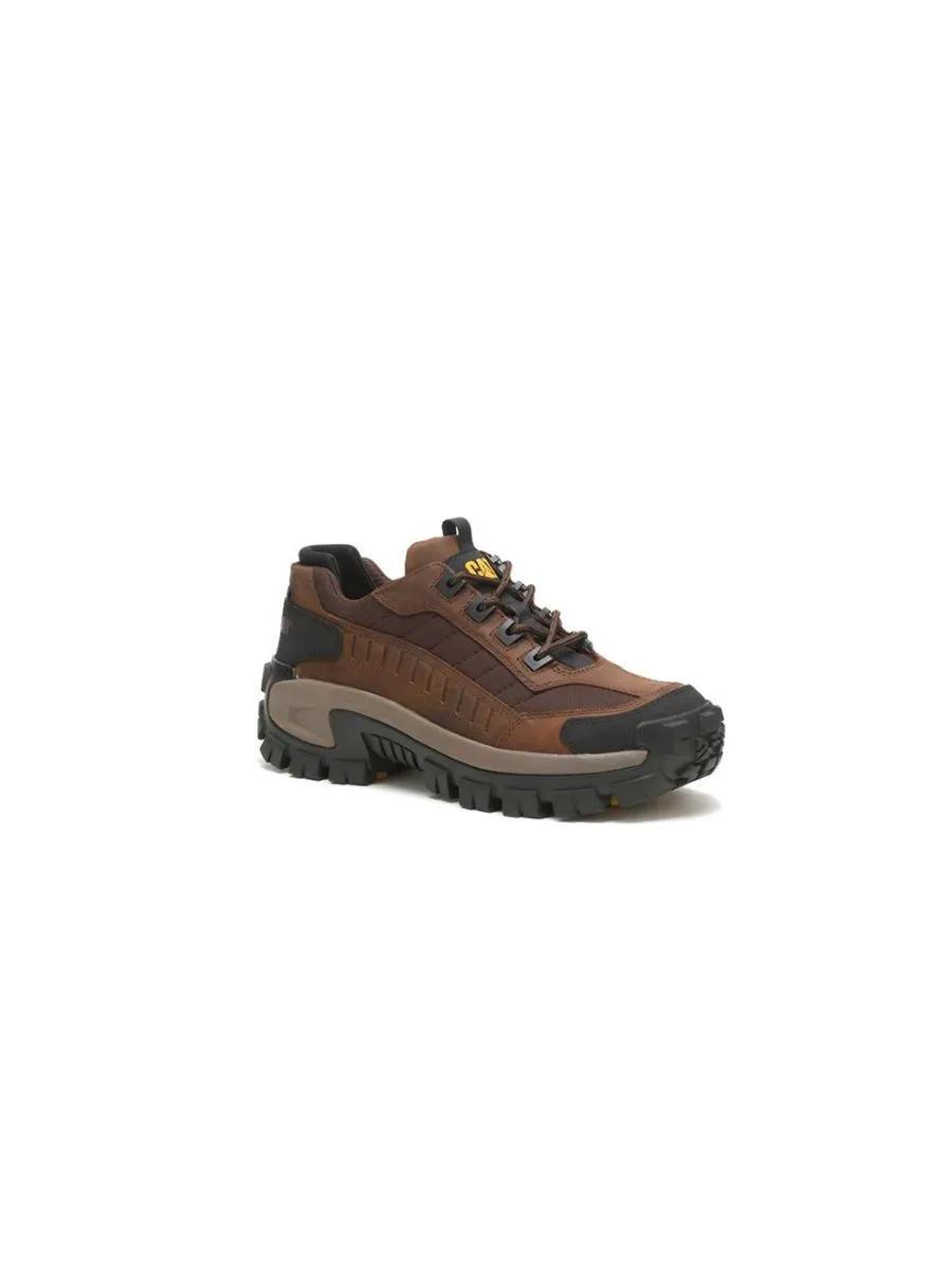 CATERPILLAR DARK BROWN Men's INVADER Steel Toe Work Shoe