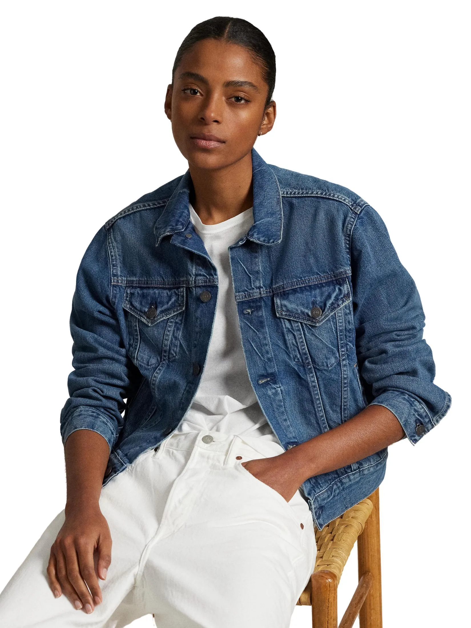 POLO RALPH LAUREN Jacket Women WMPOOTWNDK20025 Blue