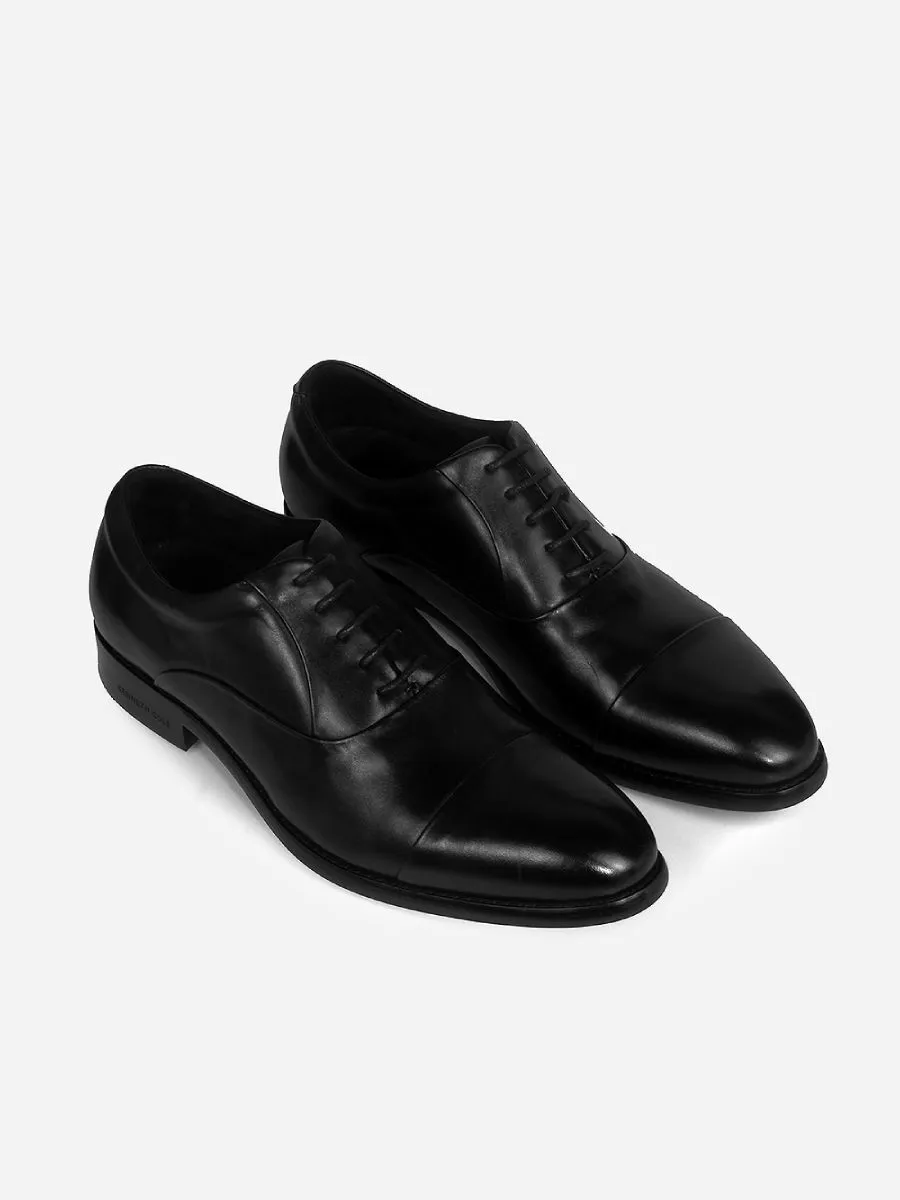 KENNETH COLE MEN'S OXFORD SHOES ETHAN / BLACK