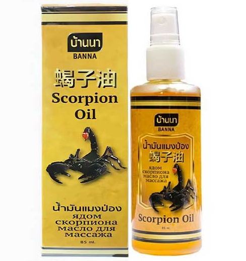 Массажное масло с ядом скорпиона Banna 85 мл
