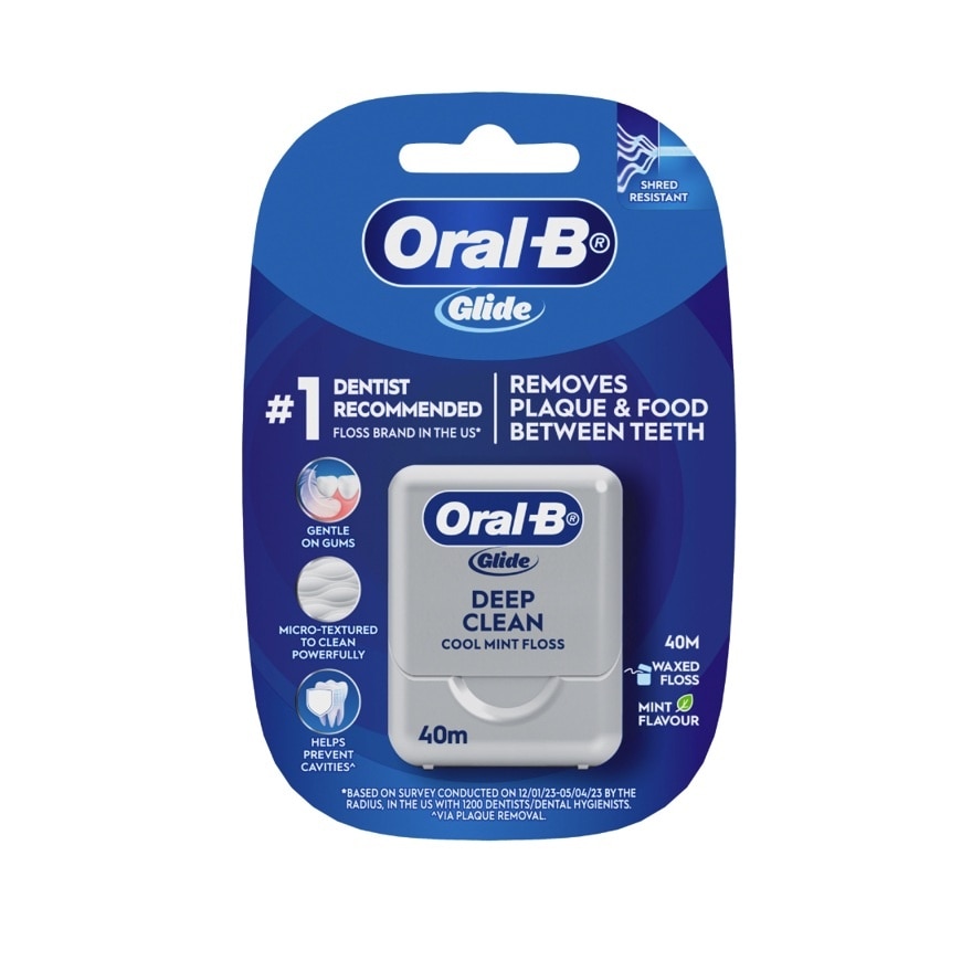 Oral-B Glide Deep Clean Floss Cool Mint 40 M. ไหมขัดฟัน