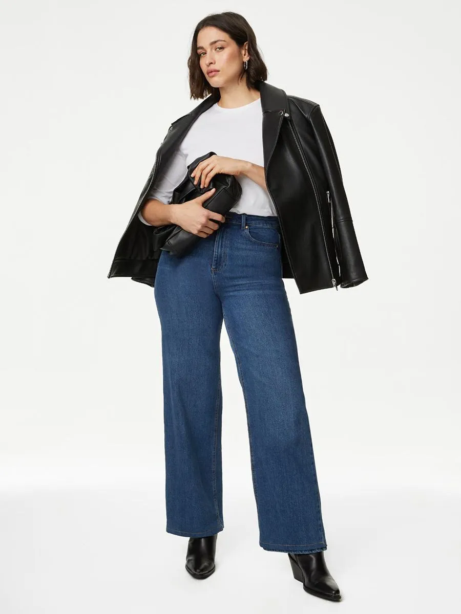 MARKS & SPENCER Women Wide Leg Jeans