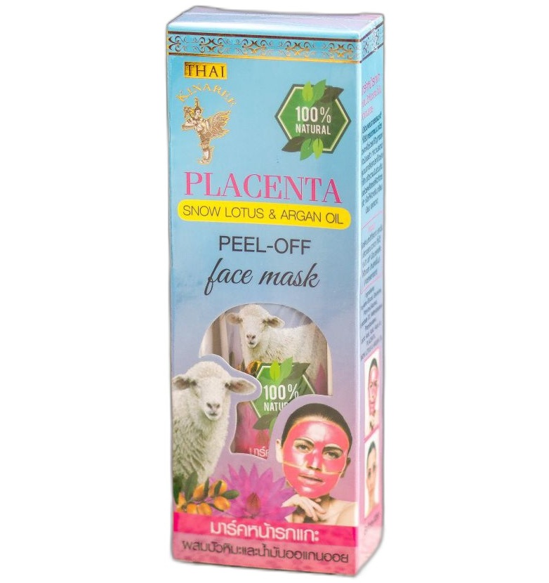 Пилинг - маска с плацентой, снежным лотосом и аргановым маслом Thai Kinaree 120 мл