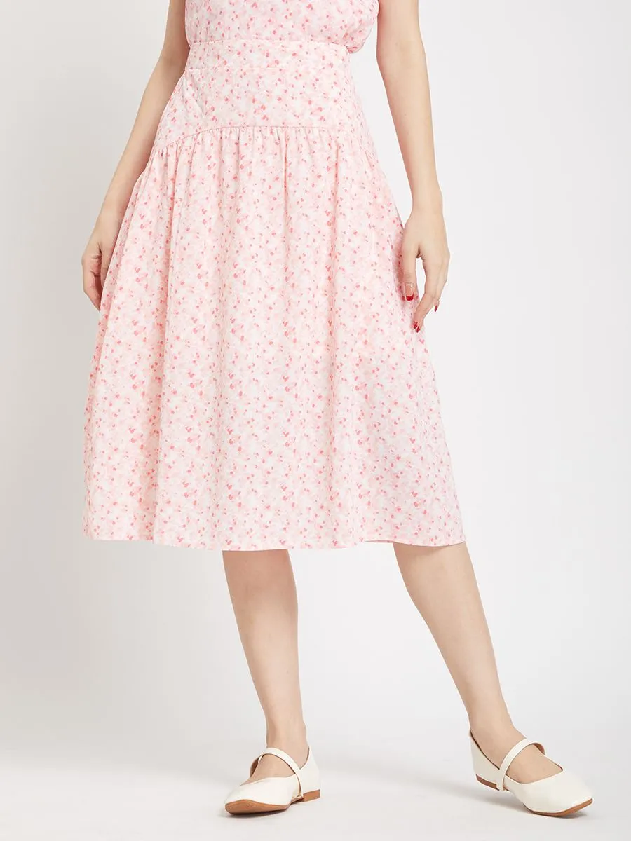 LOLITA Women Flare Skirt High Waist