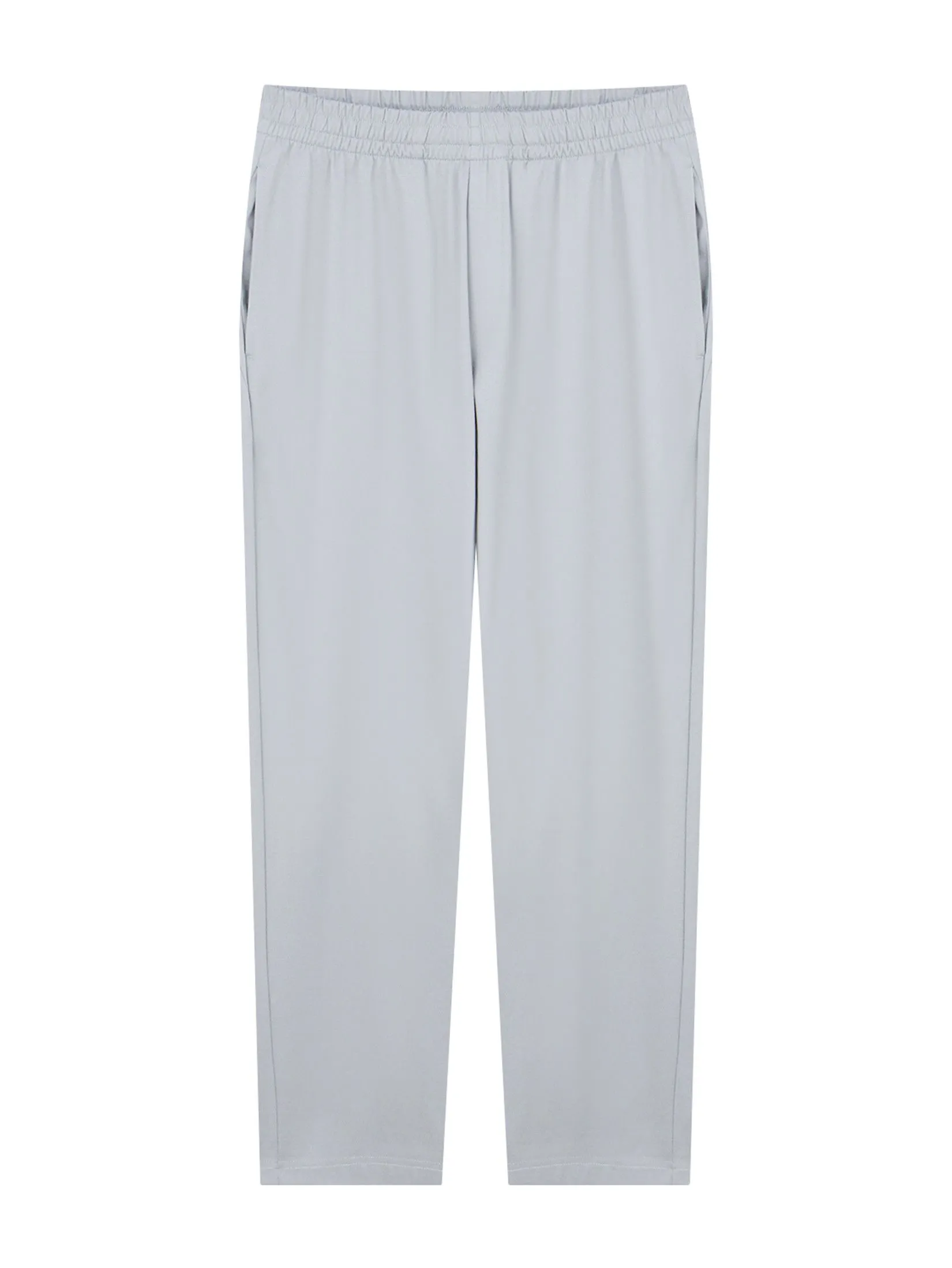 GIORDANO Men's Slim Easycare Stretch Jogger Light Grey