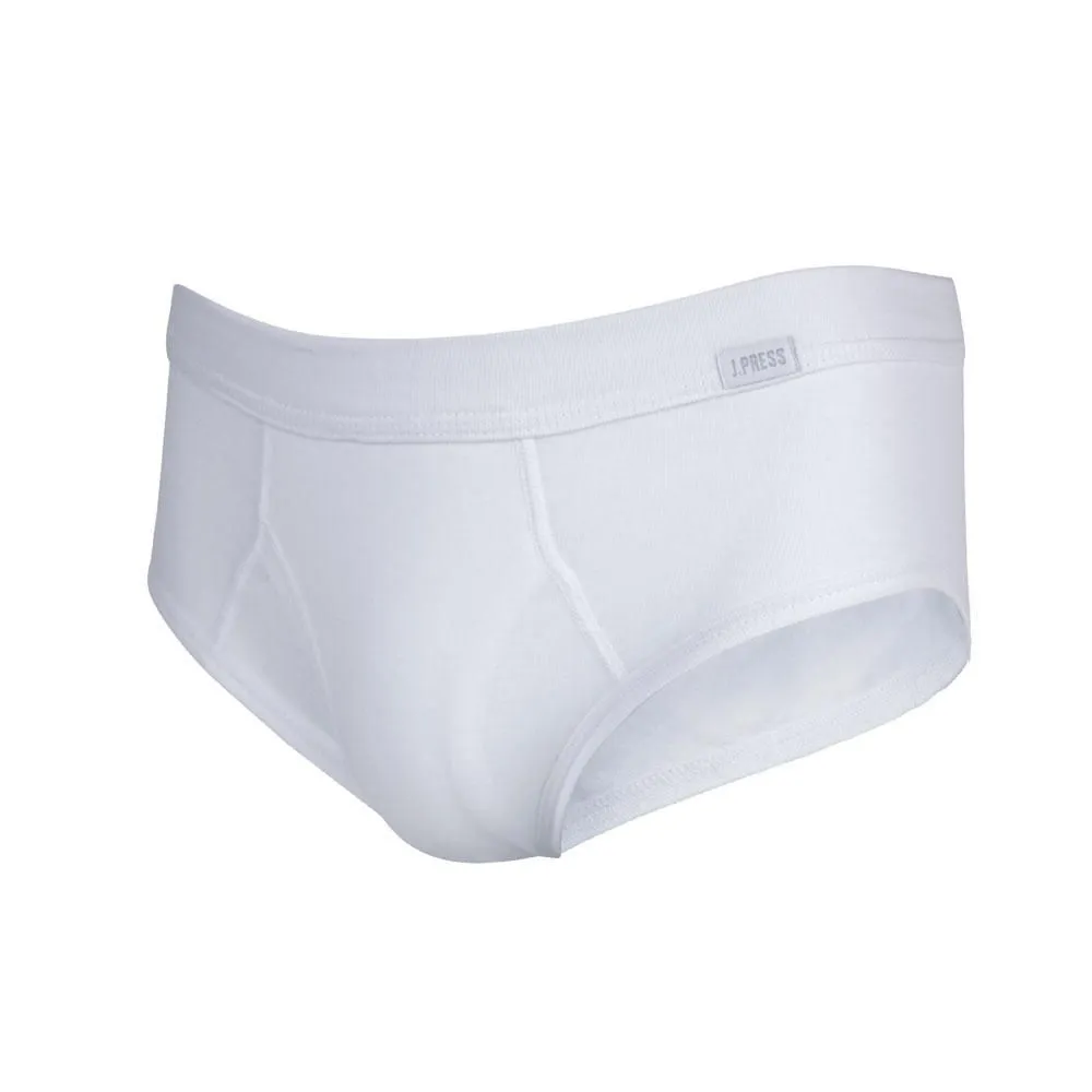 J.PRESS Men's White Brief Underwear no.2903W (PACK3)