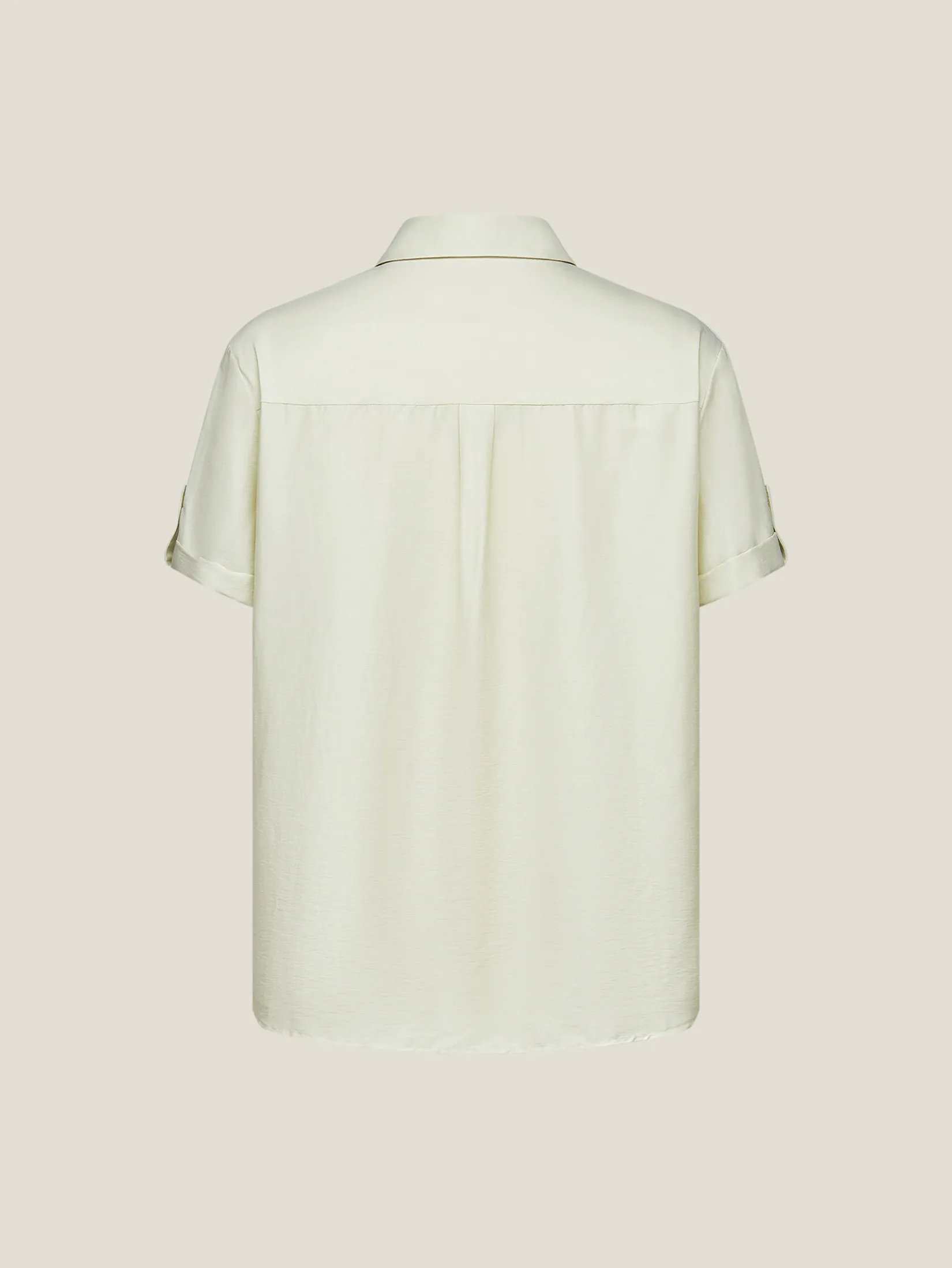 G2000 Women Clothing Shirt Collar Blouse With Necklaceblouse Loose Fit - Green