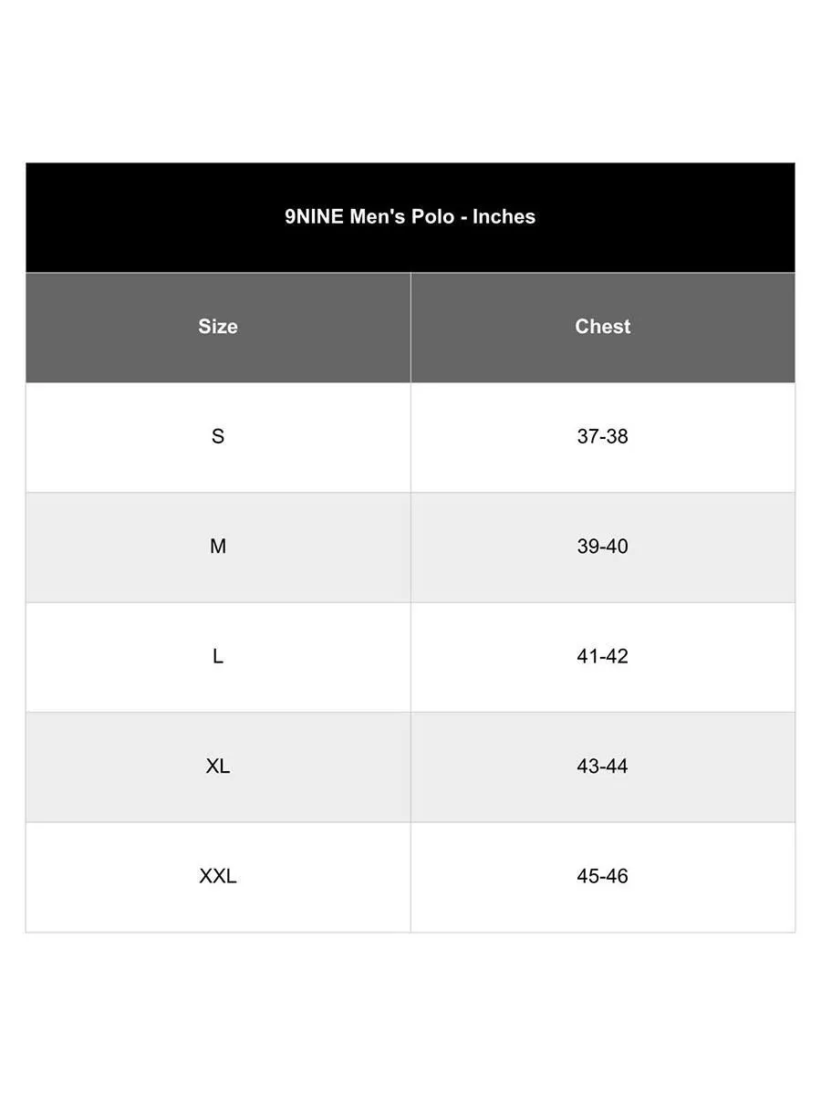 9NINE Men Golf Polo Shirt N25GOPOM04 Black - 9N358AP612EKTH