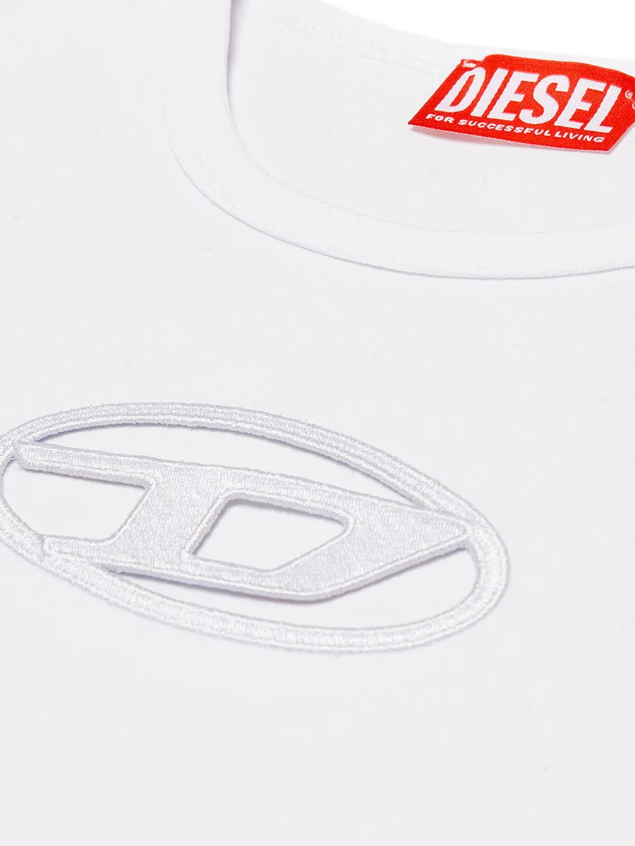 DIESEL Women T-Shirt T-ANGIE T-SHIRT White