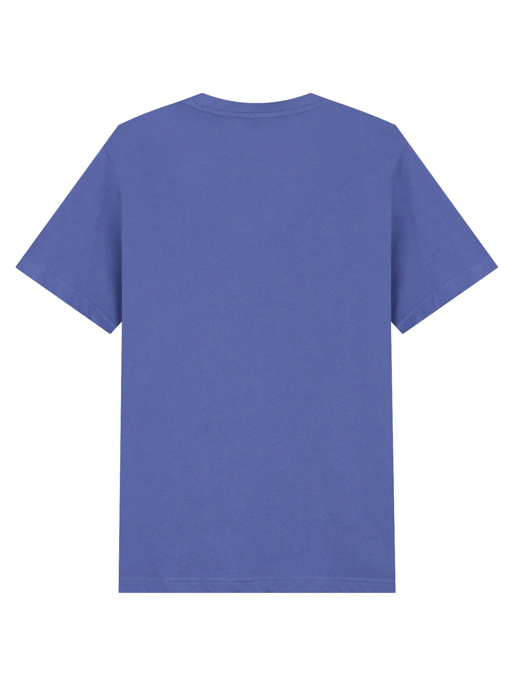 GIORDANO Men's Slim V-Neck Tee Gray Blue purple