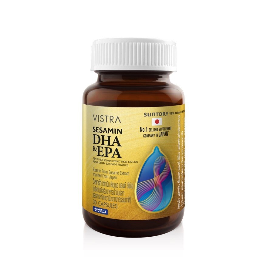 Vistra Sesamin DHA  EPA 30 Capsules