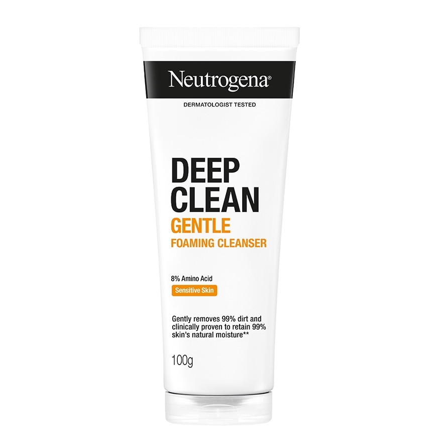 Neutrogena Deep Clean Gentle Foaming Cleanser 100 G. - Orange