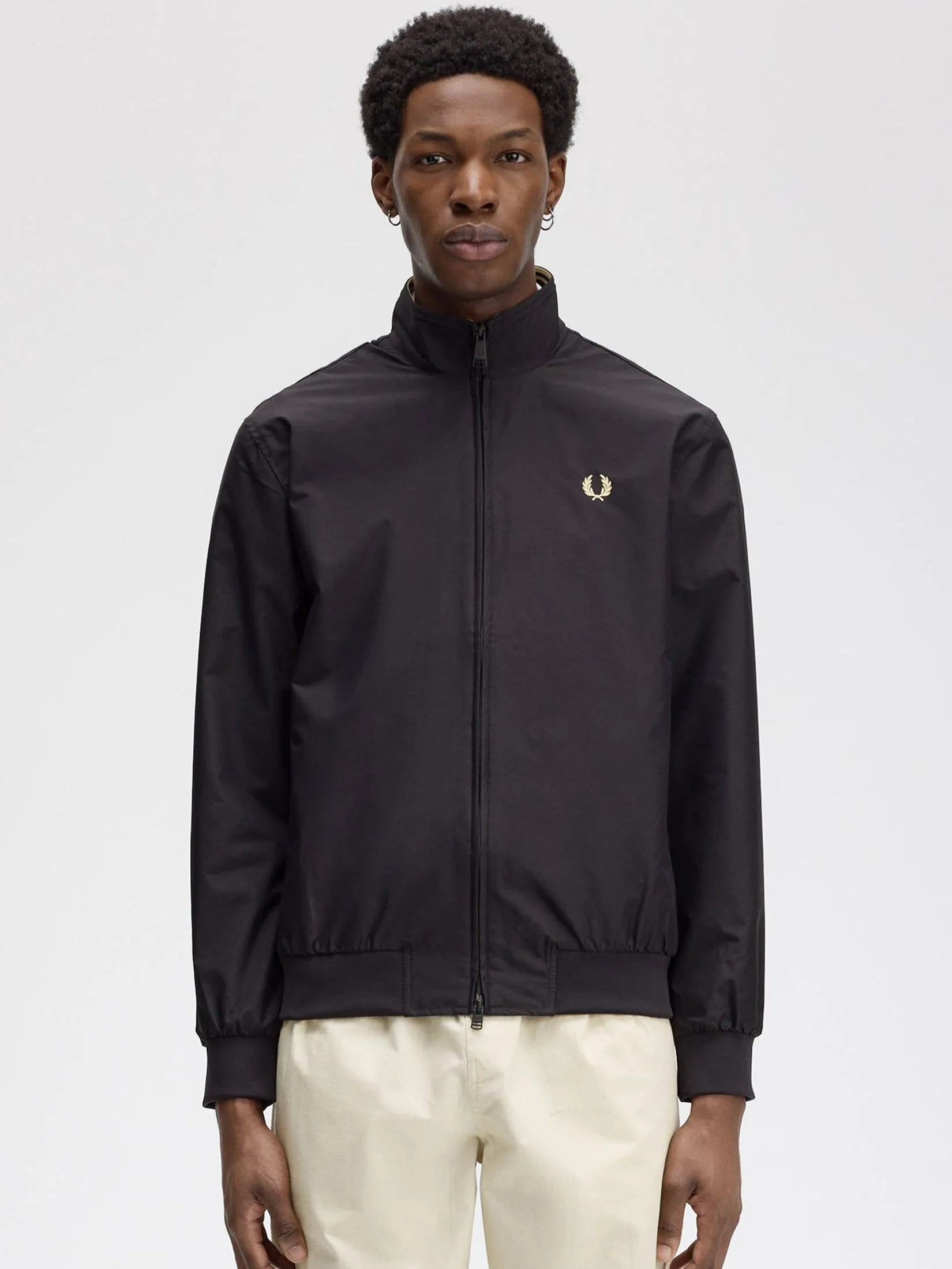 FRED PERRY Men THE BRENTHAM JACKET  Black