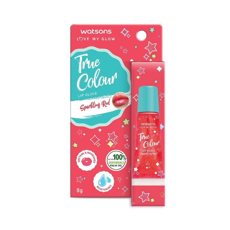 Watsons True Colour Sparkling Red Lip Gloss 8g