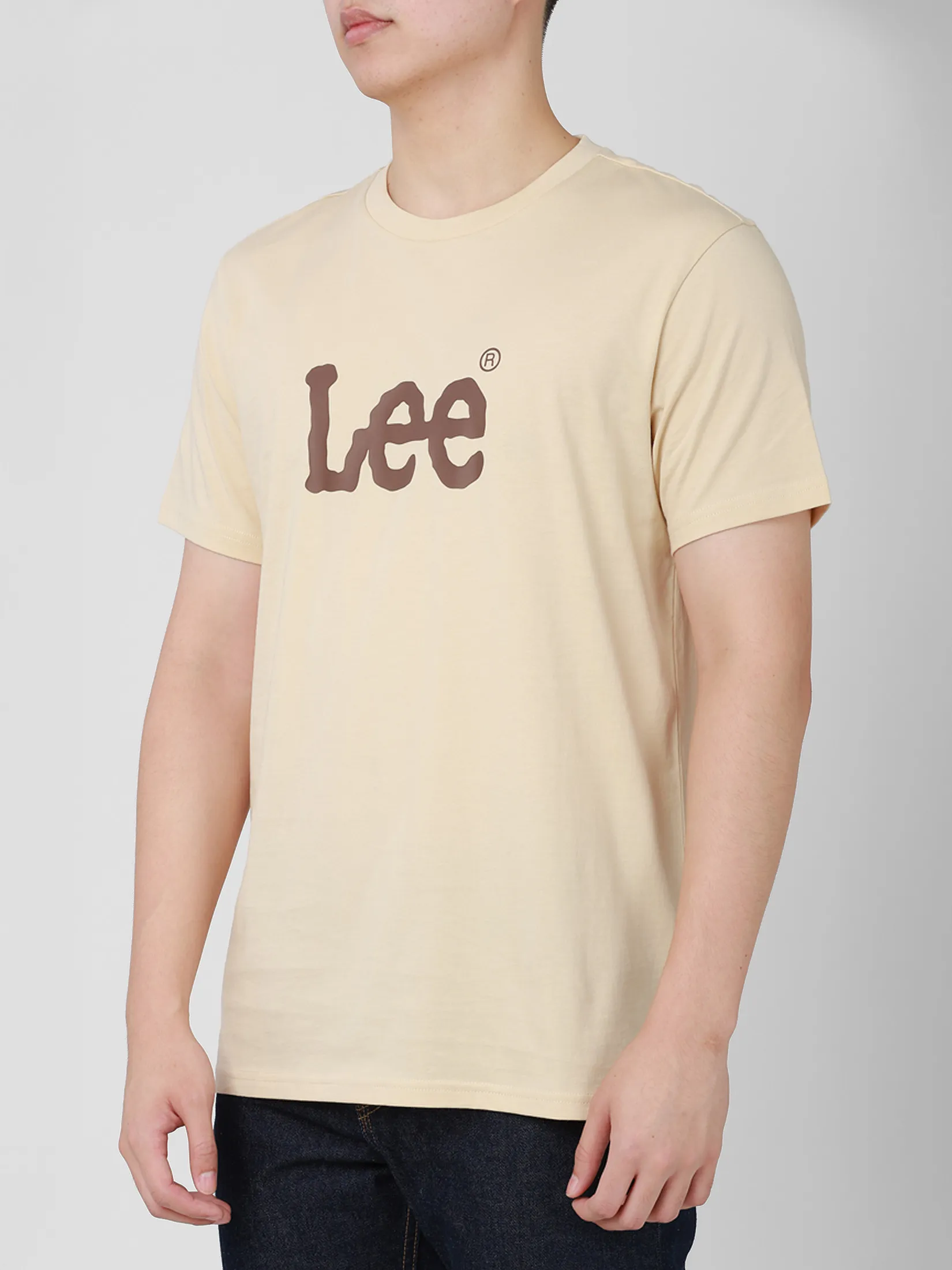 LEE Men s Tee Short Sleeve Regular Fit OFF-White