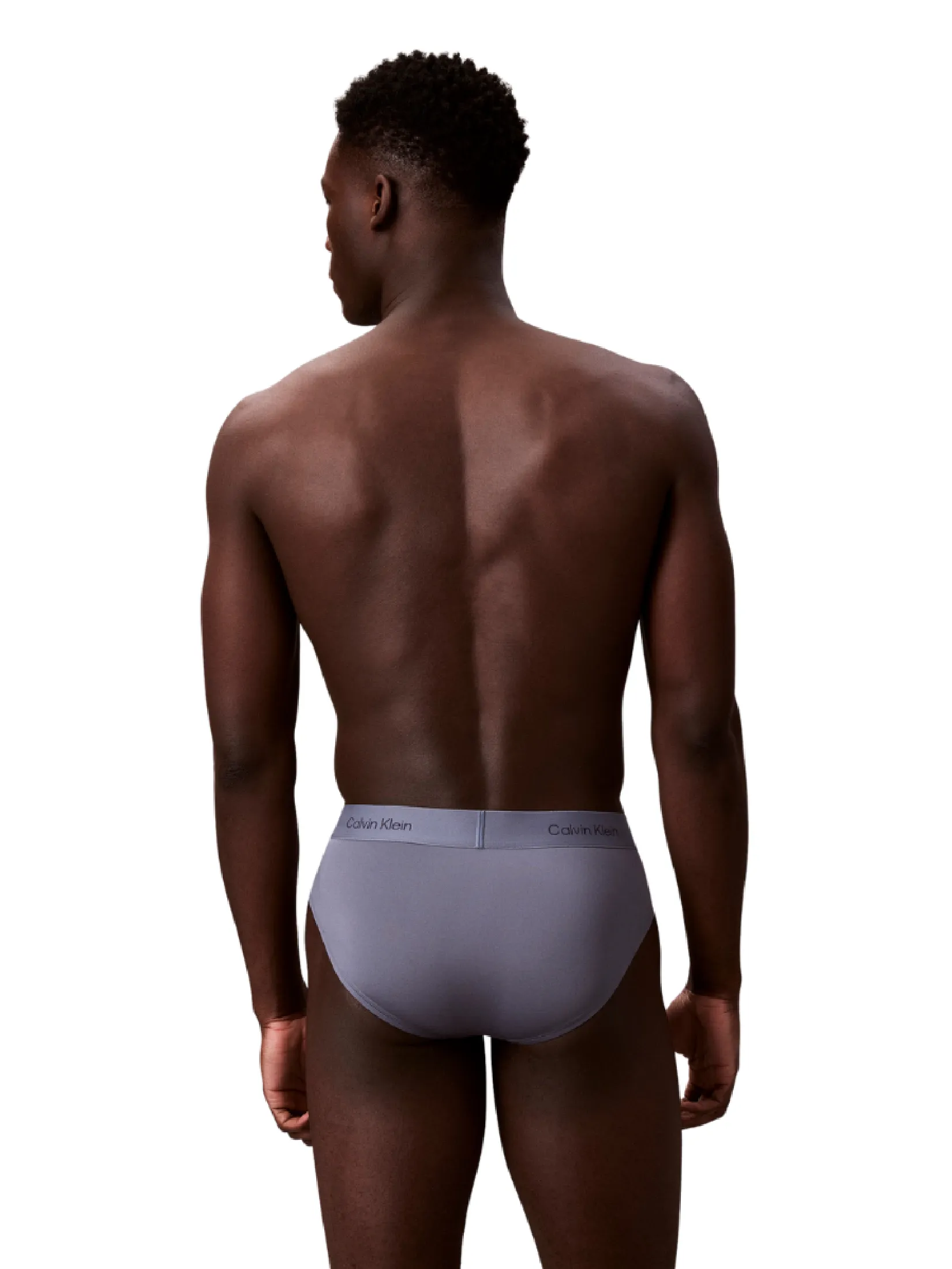 CALVIN KLEIN Men s Icon Logo Graphic Hip Brief Grey