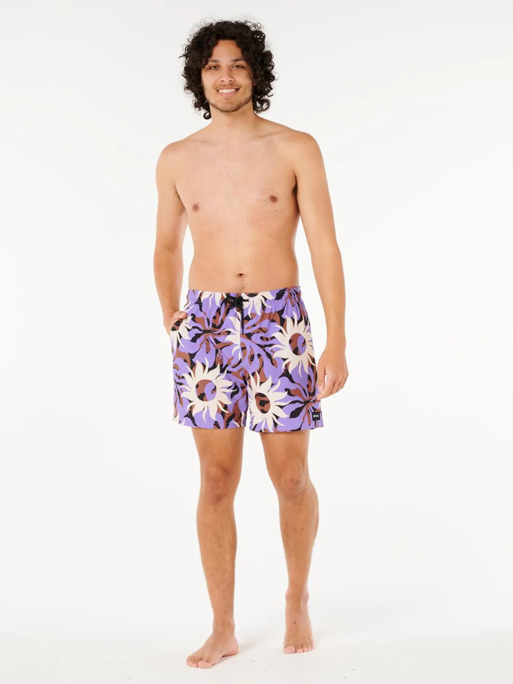 RIP CURL Men Shorts Fun Times Volley Prune Purple