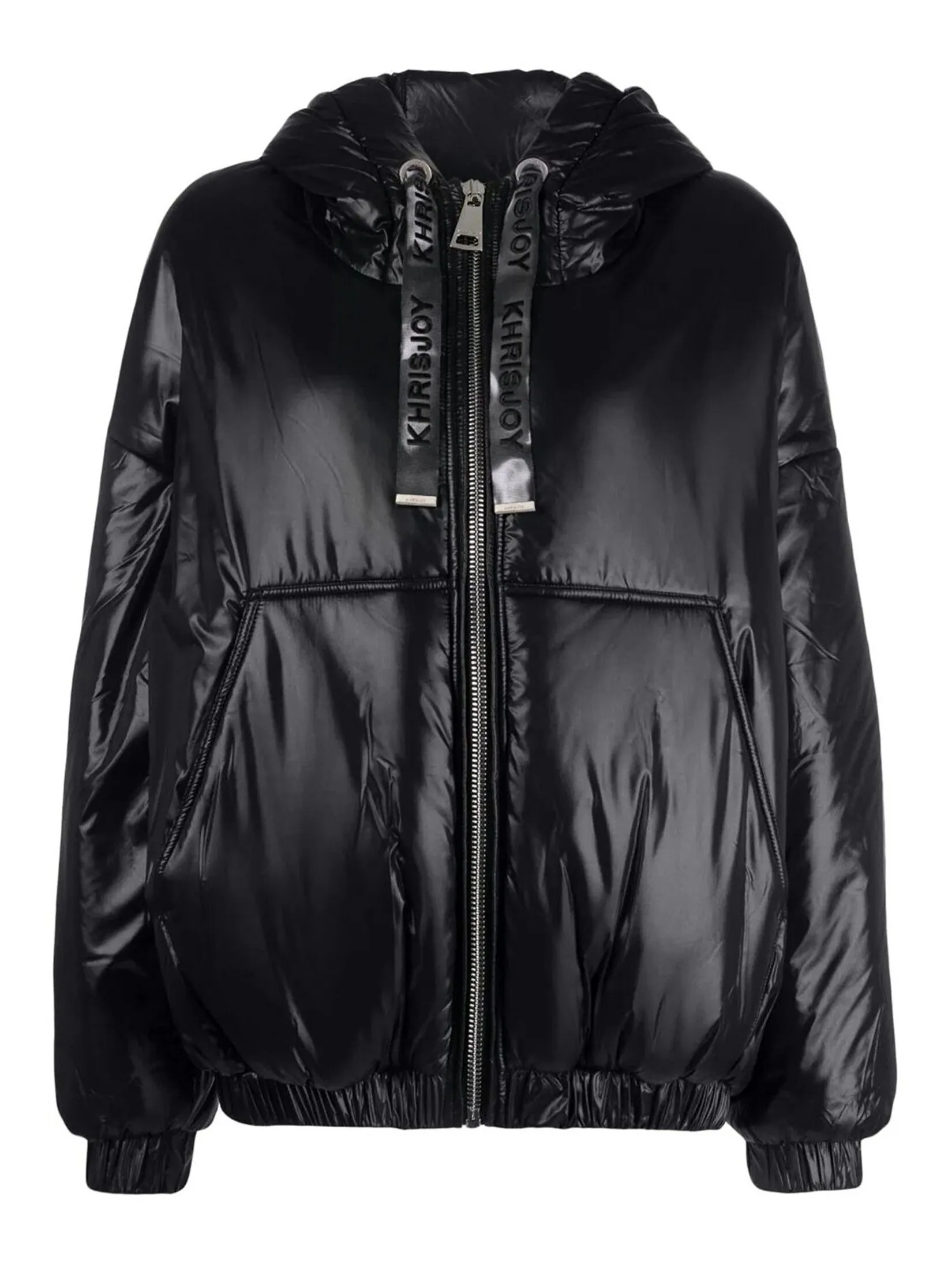 KHRISJOY Puff Hoodie Light Padded In Black