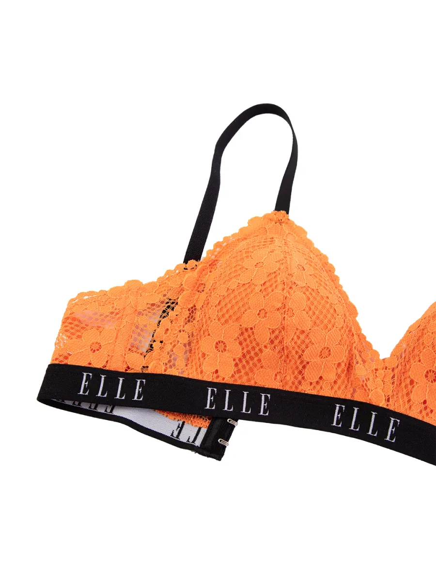 ELLE LINGERIE BRASSIERE PADDED BRA LB6719BL ORANGE