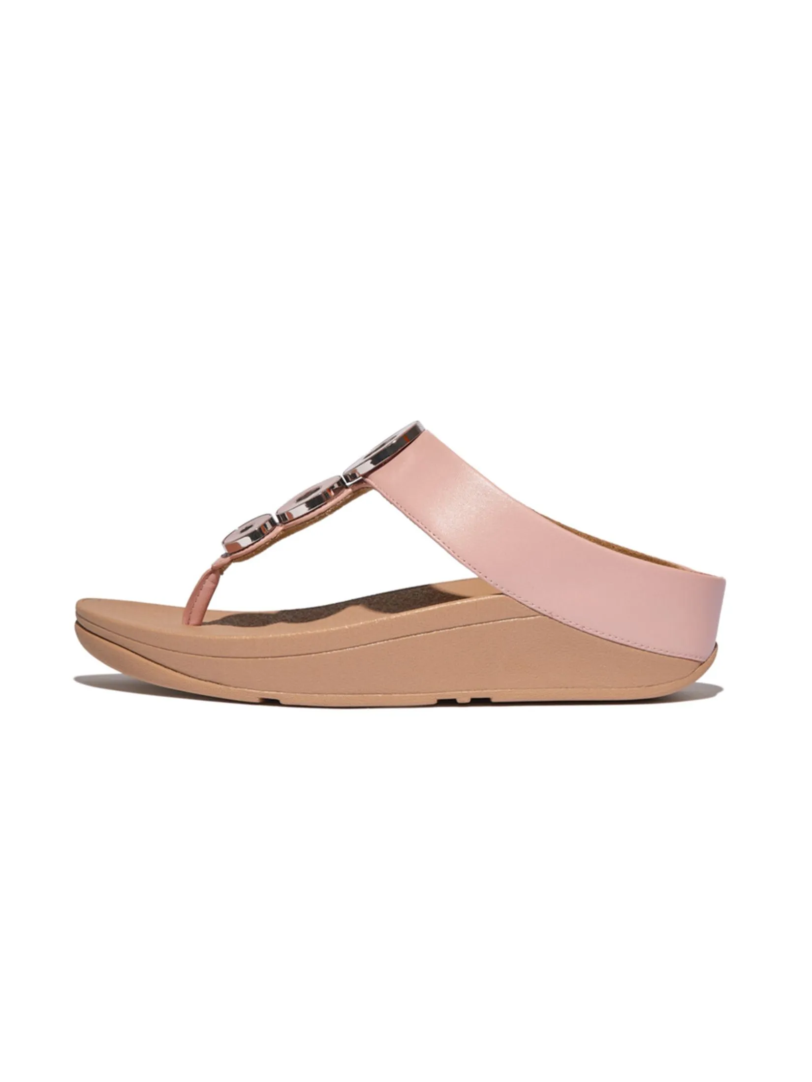 FitFlop™ WOMEN'S FINO RESIN-HOOP LEATHER PINK
