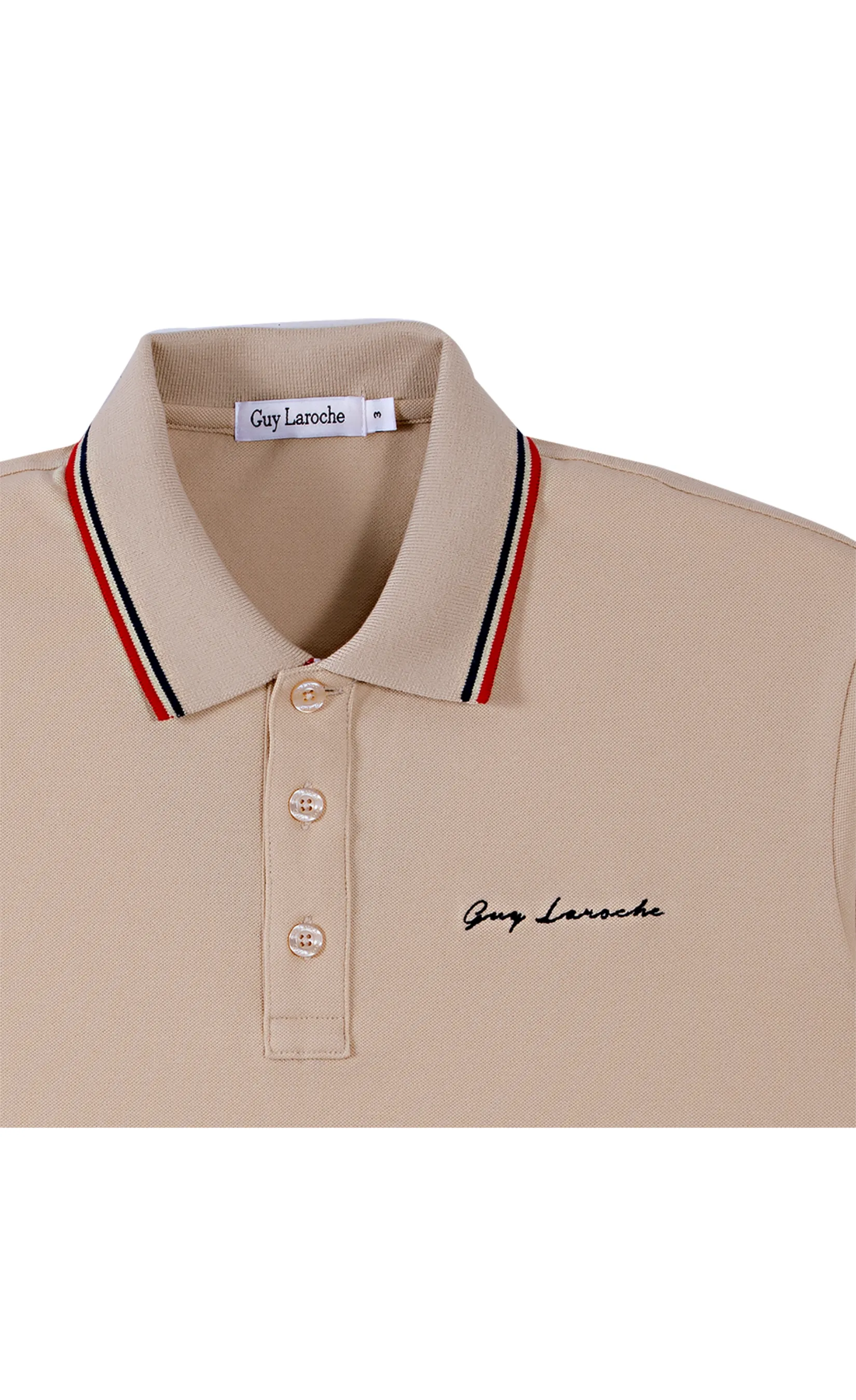GUY LAROCHE MENWEAR Men s Polo Shirt BKL6301W5BE - Beige